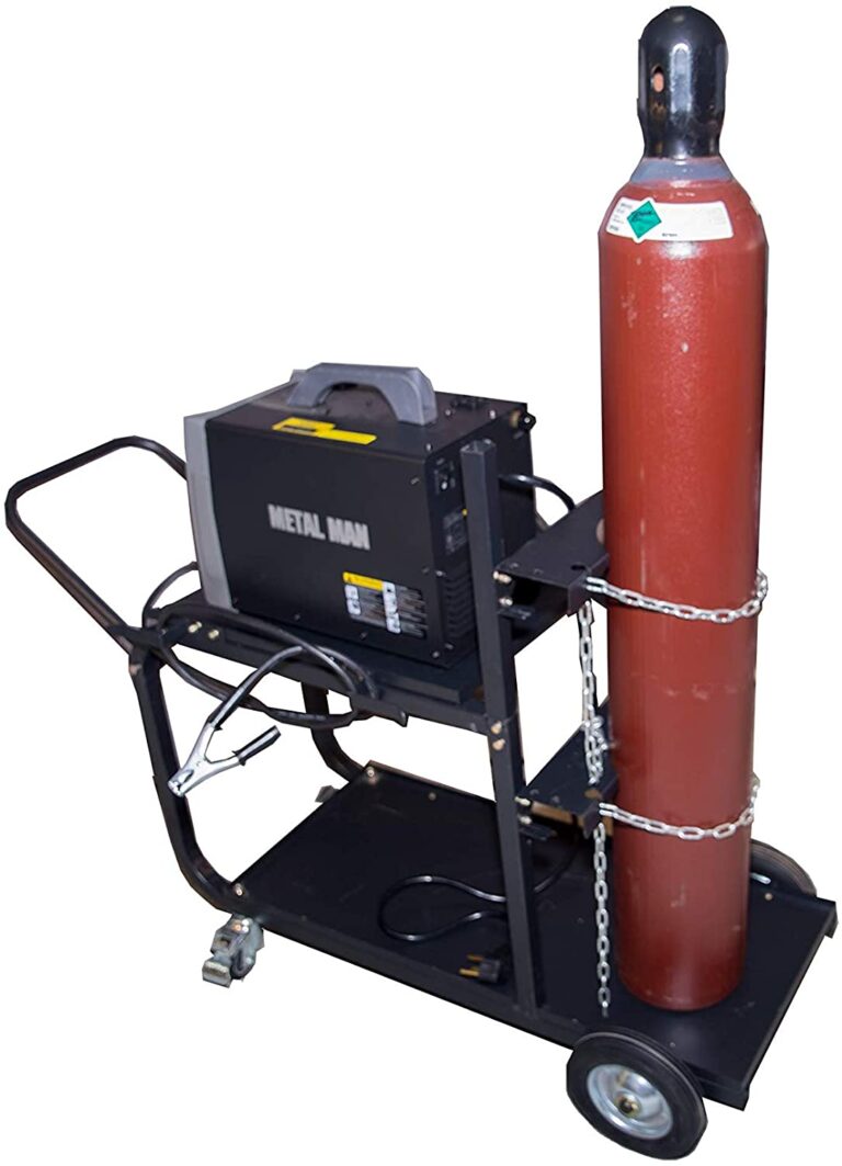 Heavy Duty Single/Dual Bottle Welding Cart - Metal Man Work Gear Co.